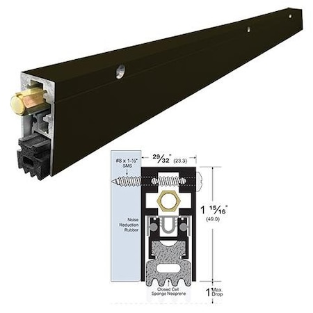 Strybuc Surface Automatic Door Bottom 19-1339DB-36